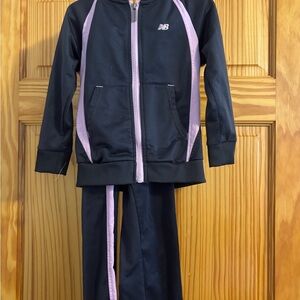 New Balance Black and Purple Tracksuit